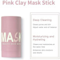 Natural Skin Care Moisturizing Blackhead Pink Clay Mask Stick